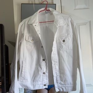 White Jean jacket